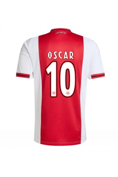 Ajax Oscar Gloukh #10 Jalkapallovaatteet Kotipaita 2025-26 Lyhythihainen Ajax Oscar Gloukh #10 Jalkapallovaatteet Kotipaita 2025-26 Lyhythihainen